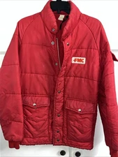 Vintage Swingster FMC Nylon Puffer Coat Jacket Size Medium Large USA