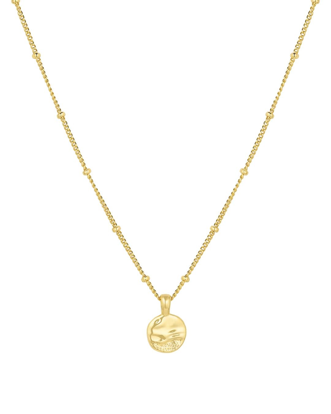 gorjana - Shorebreak Necklace 16 inch - 18k Gold Plated Brass - Ocean-Inspire