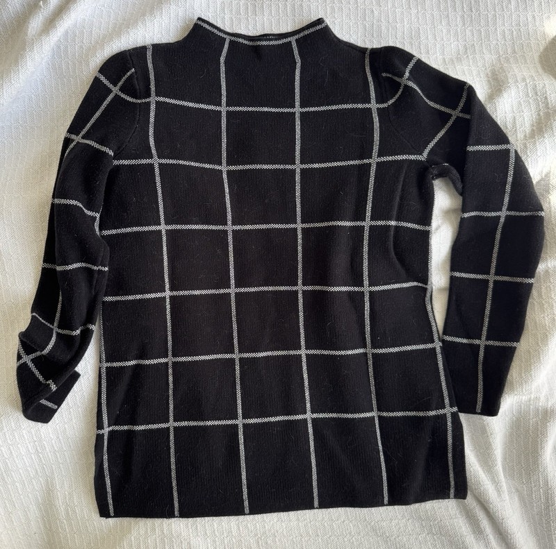 Grid Sweater Ann Taylor Loft xs