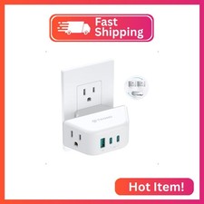 TROND Outlet Extender with 360 Rotating Plug, PD 20W USB C