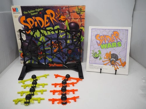 Vintage 1988 Spider Wars Game Milton Bradley 100% Complete