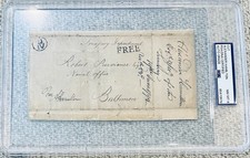 Alexander Hamilton Founding Father Signed 1792 Free Frank PSA/DNA Autograph Wow