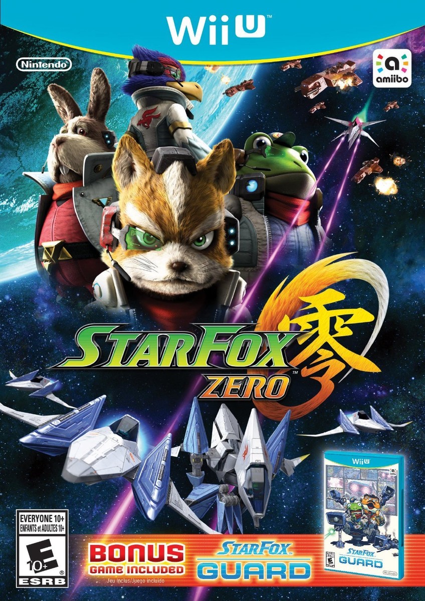 NEW Star Fox Zero (Nintendo Wii U, 2016) Bonus StarFox Guard