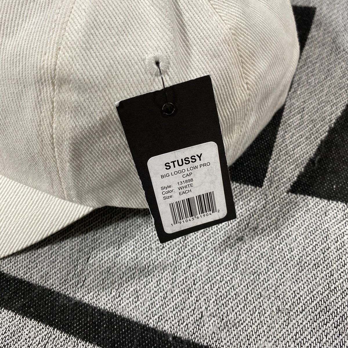 Stüssy FUZZY WOOL BIG LOGO LOW PRO Fuzzy Wool Big Logo Low Pro Cap – Premier