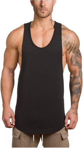 Cotton Muscle Tank Top 2-Pack for Flexibility and Comfort - Gym Gear for Men - Picture 4 of 8