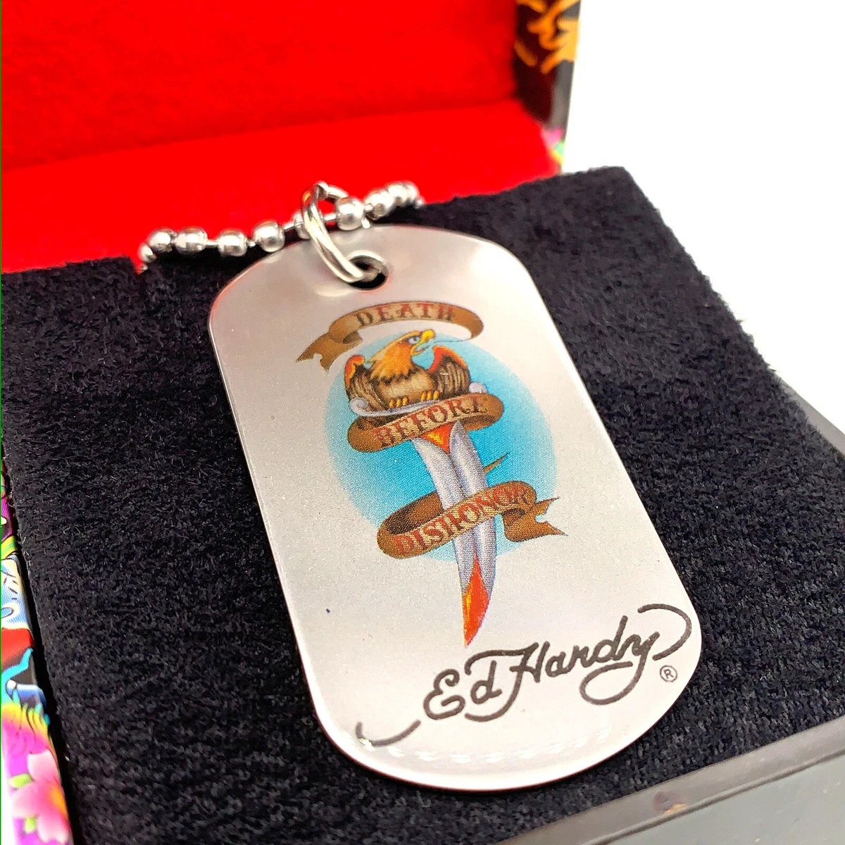 Ed hardy shop dog tags