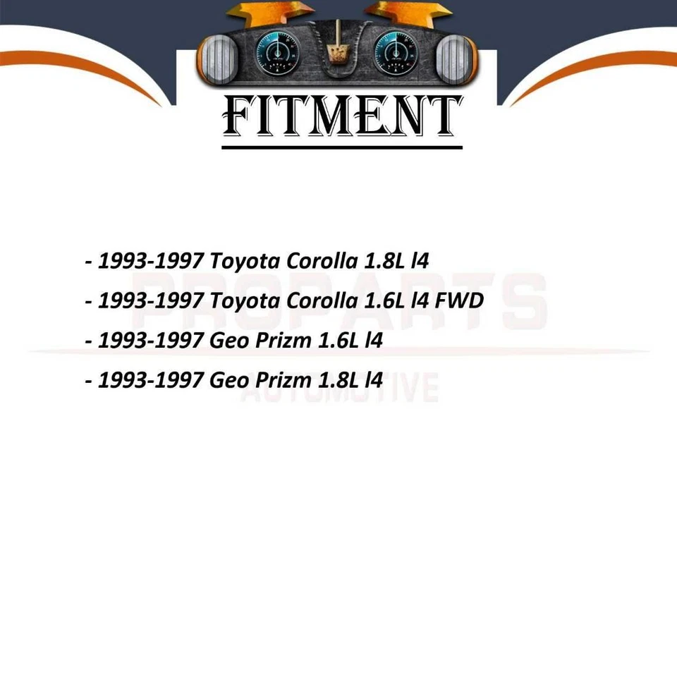 Bomba de dirección asistida 1x para Geo Prizm 1993-1997 Toyota Corolla 1993-1997 tracción delantera Foto 2 de 4