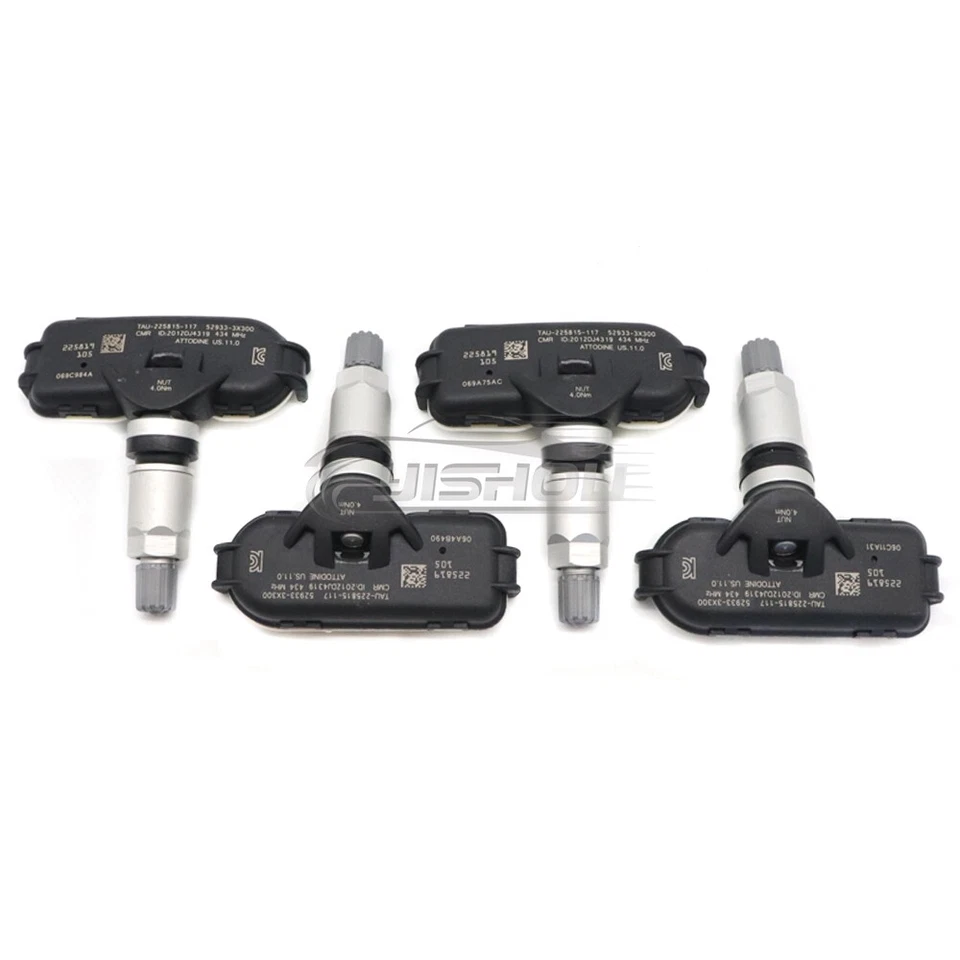 Sensor monitor de presión de neumáticos TPMS 4*PIEZAS 52933-3X300 para Hyundai Elantra 10-14 Foto 2 de 4
