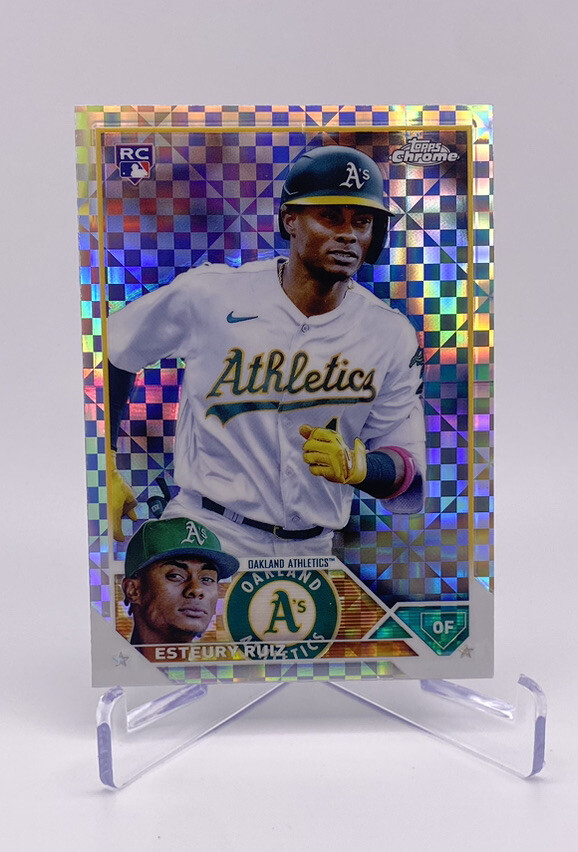 2023 Topps Chrome Esteury Ruiz X-Fractor Rookie Prism Parallel #99 RC (A)