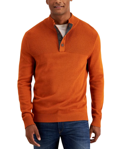 four button sweater