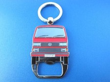 Volkswagen VW T3 Portachiavi Bus Rosso Multivan California Redstar
