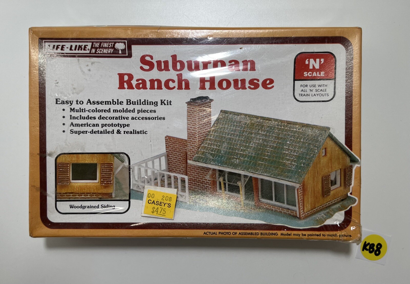 N Scale Life Like Suburban Ranch House NIB Factory Sealed 77071074124