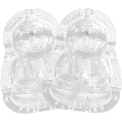 2PCS Stainless Steel Buddha Fruit Molds Fruit Growing Moulds Melon Shaping Molds