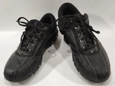 Nike Power Channel TAC Mens Golf Shoes Black Size 11.5 Leather 336042-001