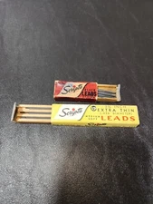 Wood Boxes Vintage SCRIPTO Medium Soft Leads Black For Mechanical Pencils