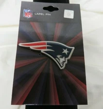 NFL Official New England Patriots Large Logo 2" Lapel Pin 