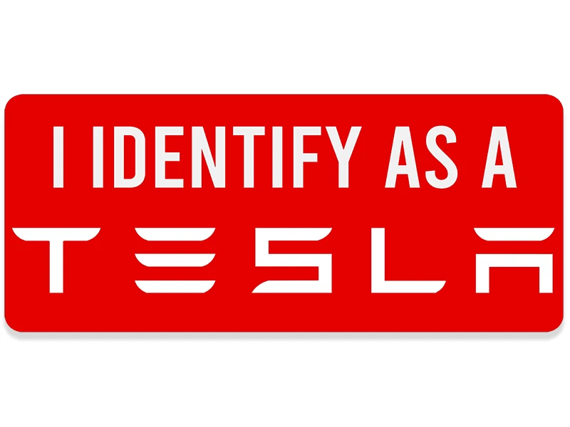 Tesla sticker deals