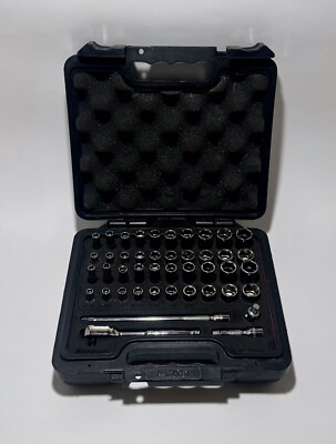 SNAP ON TOOLS 1/4'' Dr 44 Pc 144TMPBFR 6Pt METRIC SAE General Service Foam Set