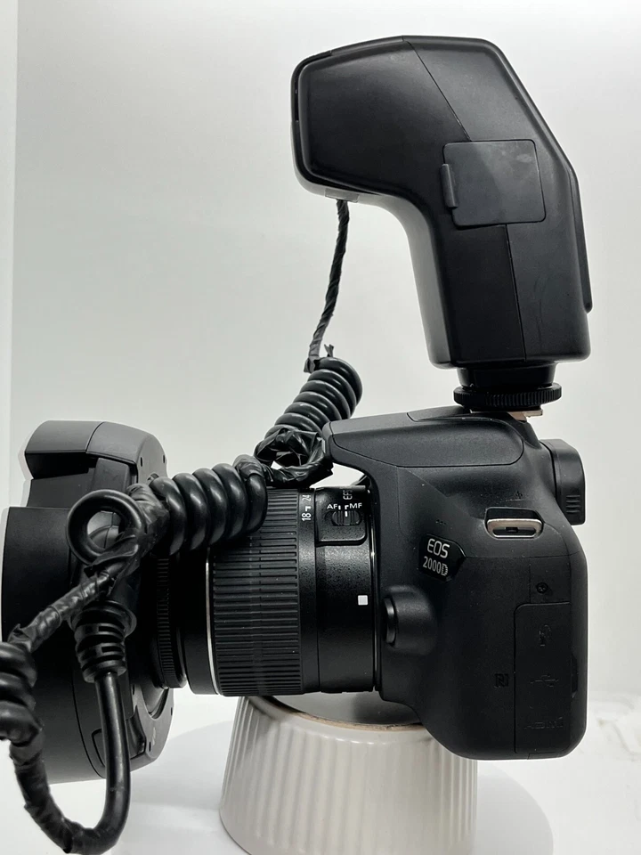 Nissin MF18 Ring Light Macro Flash For Canon w/58mm adapter see pics and video - Image 3 of 4