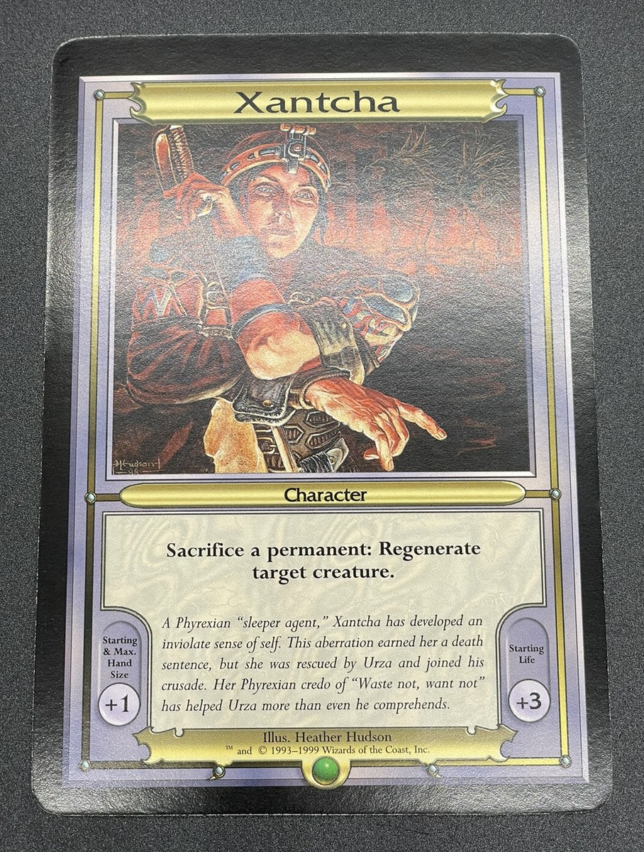 MTG Magic: The Gathering Xantcha Vanguard Oversized Card *Near