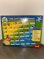 2006-LEAP FROG LEAP AND LILYS ALPHABET WRITE ON FLOOR PUZZLE 36PC