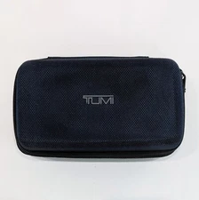 Tumi for Delta Amenity Toiletry Kit Case Navy Blue Very Good Condition