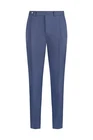 New Stile Latino - Vincenzo Attolini trousers EU 48 US 38 cotton linen blue