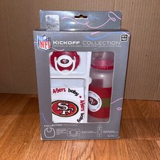 Atlanta Falcons Baby Gift Set -Pacifier 9oz Baby Bottle  Baby Bib Certified NEW
