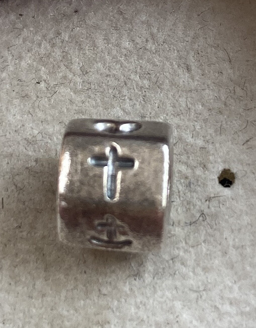 Pandora Sterling Silver Faith Hope Charity HM 925 Charm for Pandora Jewelry