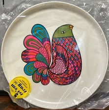 Vintage 1969 Deka Plastics Tot' Em Tray No.140 Pop Art Bird 12.75" USA NOS