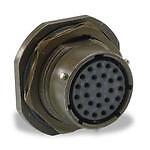 ITT CANNON MS3116F20-41S Conn Circular SKT 41 POS Solder ST Cable Mount 41 Te...