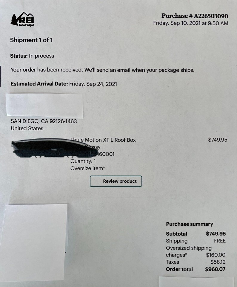 Thule Motion XT Large Car Roof Cargo Box Carrier NEW eBay