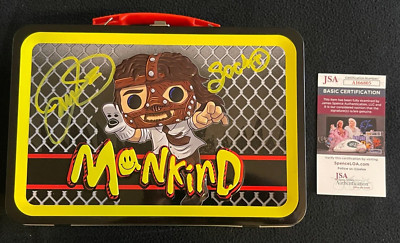 Mankind Signed WWE Funko GameStop Exclusive Lunch Box JSA COA Mick ...