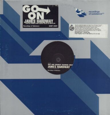 James Hardway(12'' Vinyl)Go On-Recordings Of Substance-HEMP 26 DJV-UK-19-VG+/Ex-
