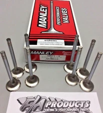 Manley 10577-8 1.500" Small Block Chevy Budget Performance Exhaust Valves Set 8