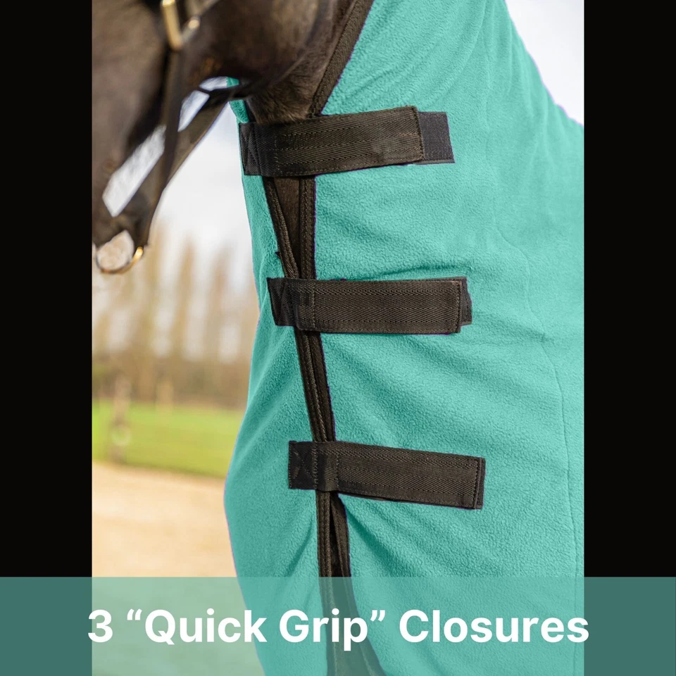Resistance Long Lasting & Warm Soft Fleece Contour Cooler for Horse - S to XL - Image 2 of 4