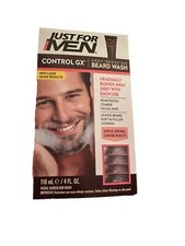 Just For Men Control GX Grey-Reducing Beard Wash, 4 Fl Oz - Pack of 1