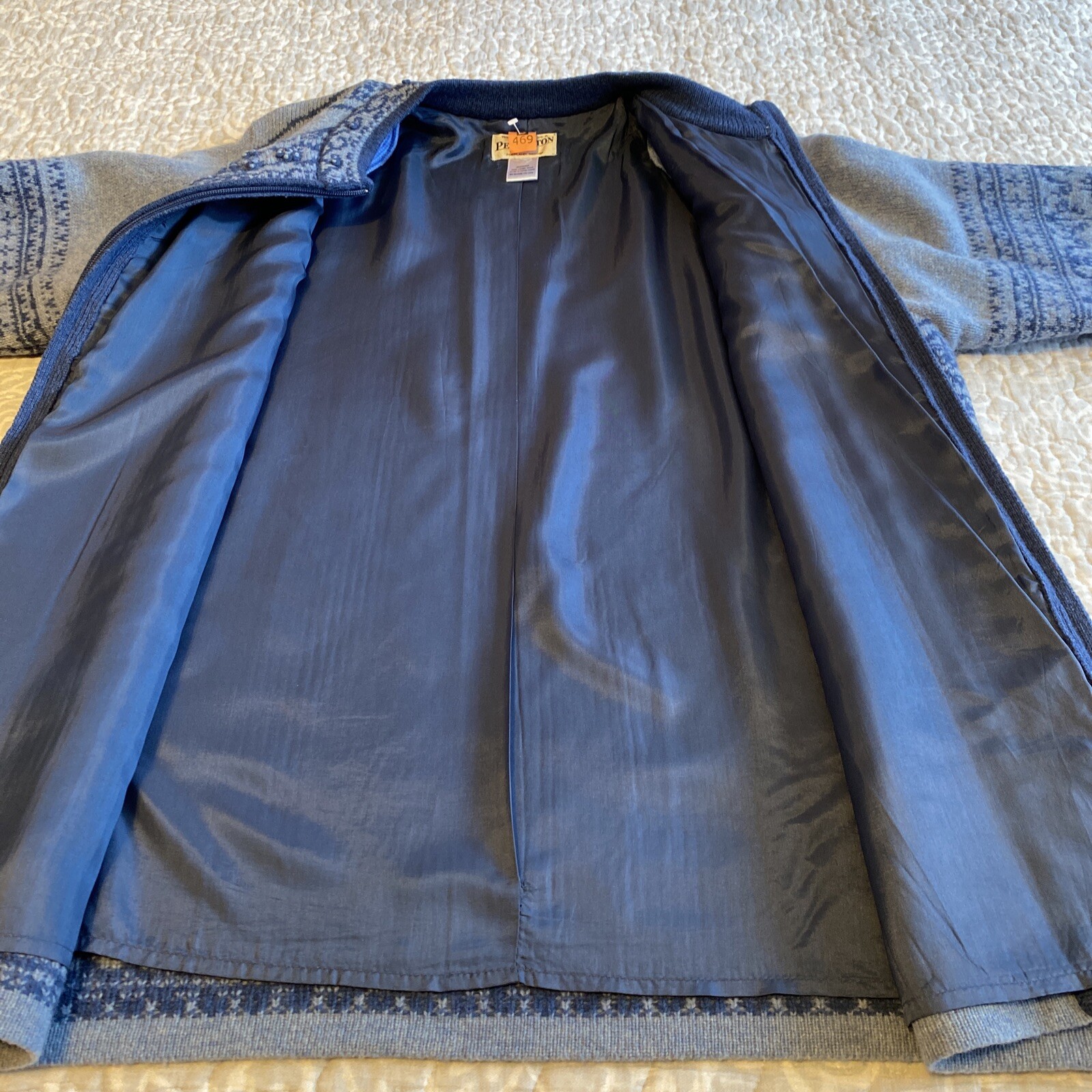 Pendleton Wool Cardigan Sweater Jacket Women's Bl… - image 5