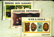 3 Susan Scheewe Decorative Tole Painting Books - Vols 1, 6, 8