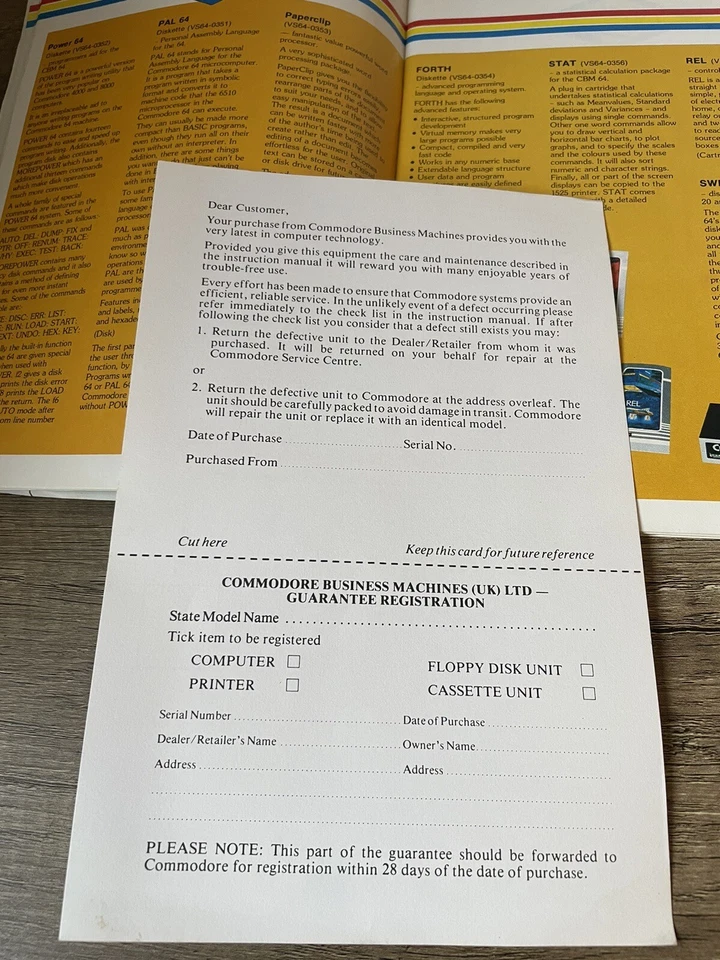 RARE PROMOTIONAL FLYER INSERT Vicsoft For The 64 Commodore 64 CBM64 CBM 64 - Image 4 of 4