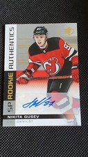 2019-20 SP Rookie Authentics AUTO #124 NIKITA GUSEV RC DEVILS