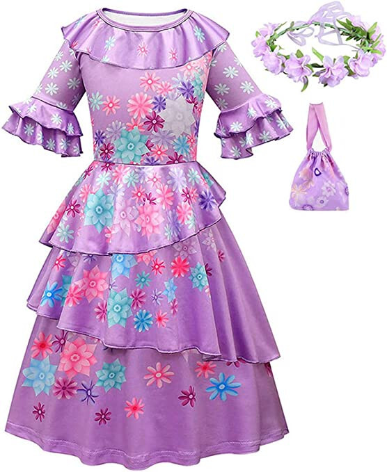isabella disney princess dress 2022 Disney Encanto Isabella Dress Halloween Princess Cosplay Costumes CosDaddy