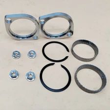 Exhaust Flange Gasket Seal Install Kit For Harley Big Twin Sportster 883 1200