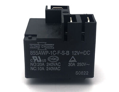 1PC SONG CHUAN 855AWP-1C-F-S-B 12VDC Power Relay 5Pin 20A 240V