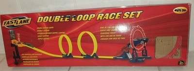 Fast Lane Double Loop Race Set Doppel-Looping