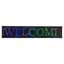 High Brightness Outdoor LED Sign Programmable Scrolling Message Display Board US
