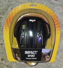 Electronic Howad Leight Honeywell R-01526 Impact Sport Shooter Earmuffs H GREEN