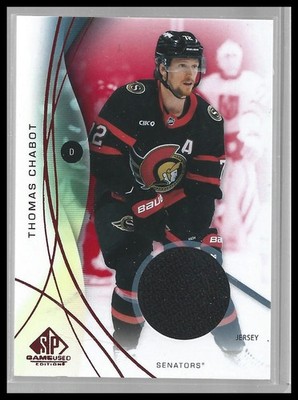 2024-25 SP Game Used #92 Thomas Chabot Red Jersey