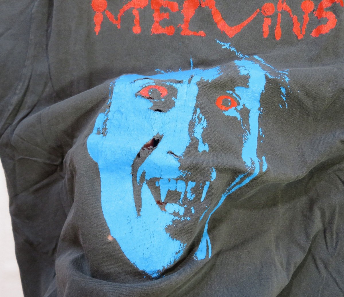 Melvins Vintage T Shirt 1990 Tour Christopher Lee Dracula Logo