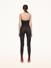 NWT  $580 Wolford  SIMKHAI x Wolford Semi-Sheer Logo Jumpsuit sz M — photo 3